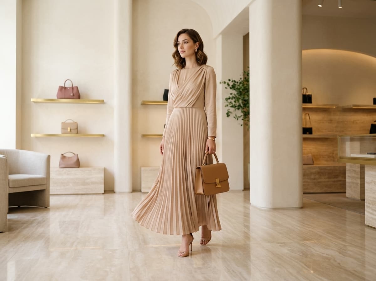 Boutique de moda con AWARIA — estilo editorial